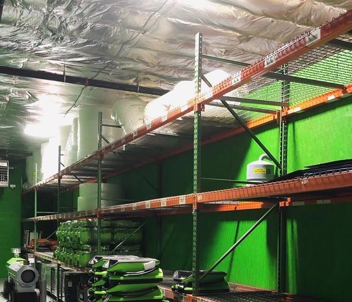 When bigger jobs come in we clear a few shelves, but always have enough equipment for the larger jobs. 